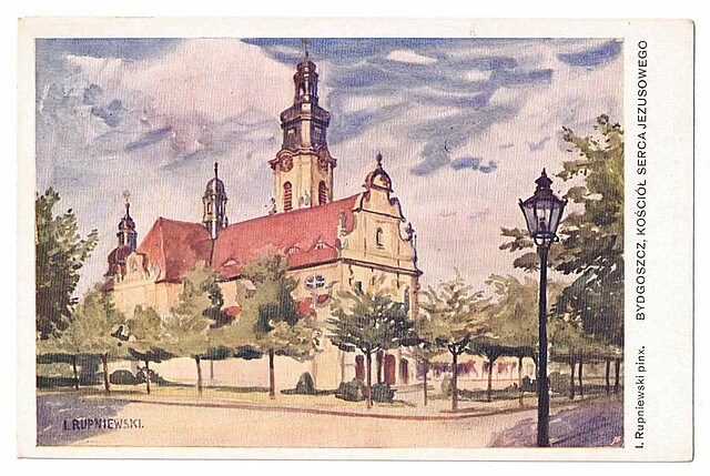 I. Rupniewski pinx. Bydgoszcz, Kościół Serca Jezusowego