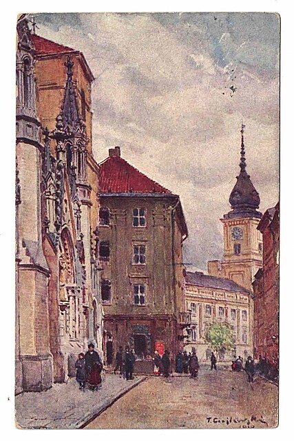 T. Cieślewski. ul. Świętojańska. Warszawa