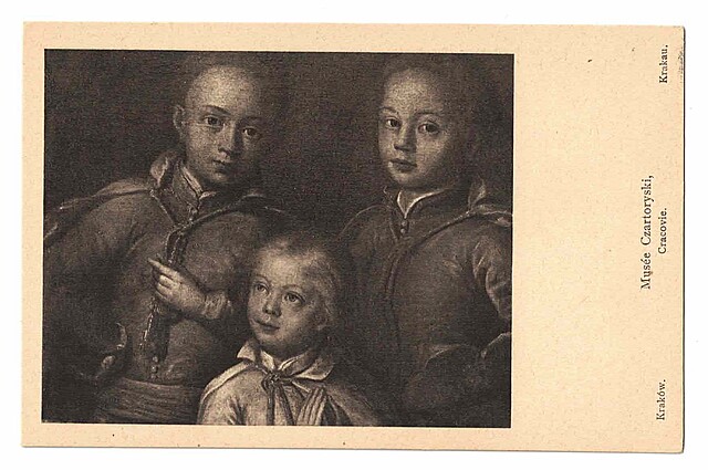 Kraków. Musee Czartoryski. Synowie Jana III Sobieskiego