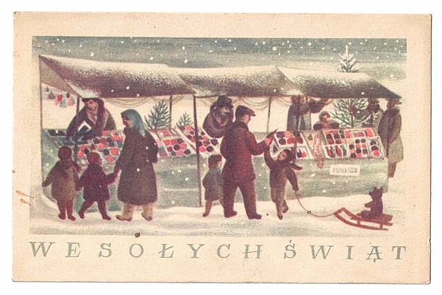 Wesołych Świąt. Mal. J. Jurjewicz.