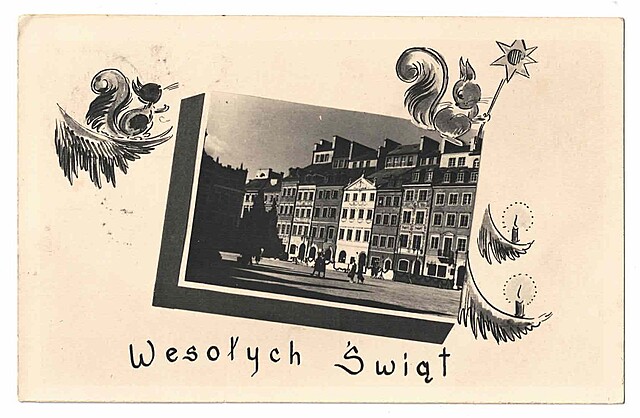 Wesołych Świąt. Fot: E. Buczek. "Fotoplastyka" Sopot