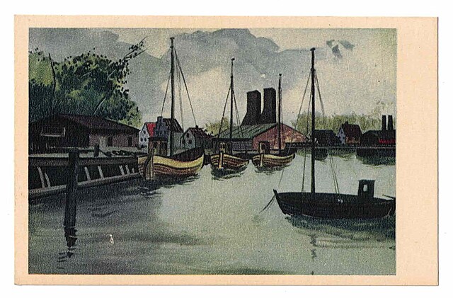 J. M. Brzeski. Port rybacki