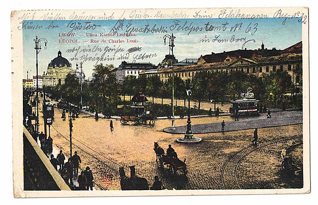 Lwów. - Ulica Karola Ludwika.