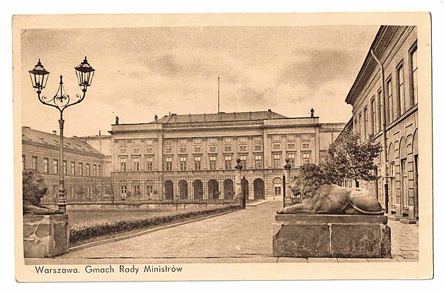 Warszawa. Gmach Rady Ministrów