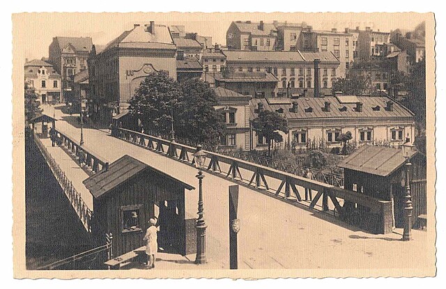 Cieszyn. Most graniczny.