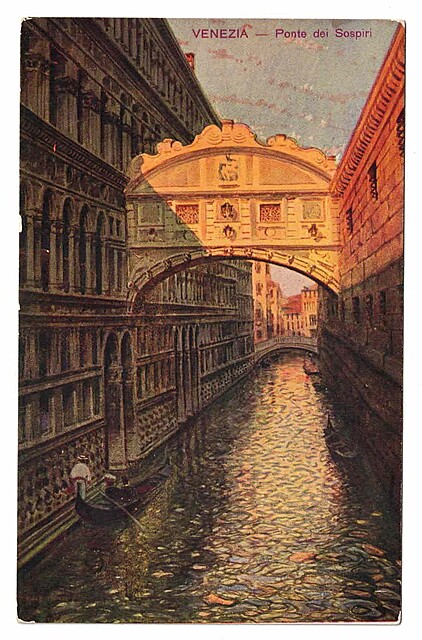 Venezia - Ponte dei Sospiri. Most Westchnień w Wenecji.