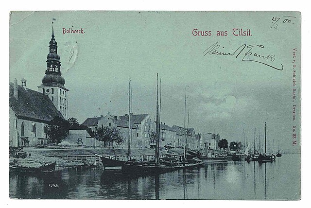 Bollwerk. Gruss aus Tilsit. (Tylża), 1900