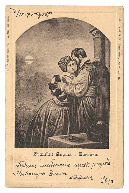 Zygmunt August i Barbara.