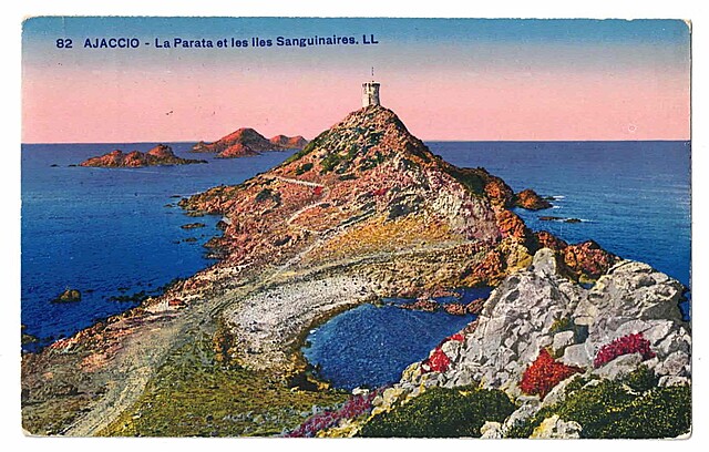 Ajaccio - La Parata et les IlesSanguinaires. LL, lata 20. XX w.