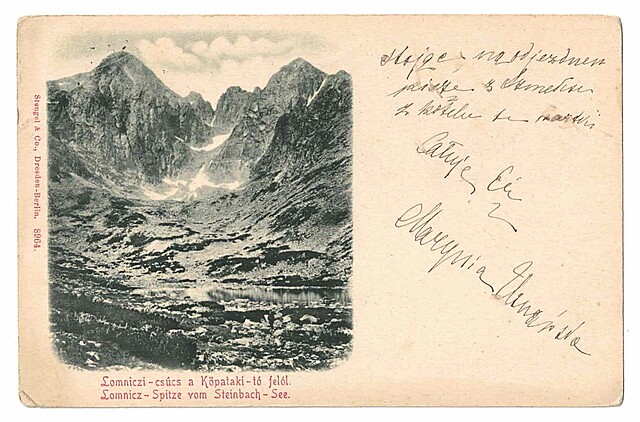 Lomniczi. (Łomnica), Tatry.