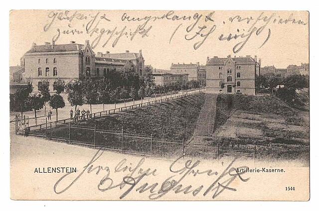 Allenstein. Artillerie-Kaserne. (Olsztyn). Koszary artylerii