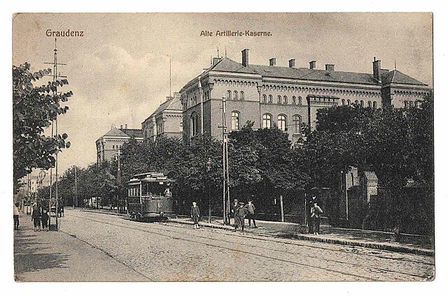 Graudenz. Alte Artillerie-Kaserne. Stare koszary artylerii w Grudziądzu