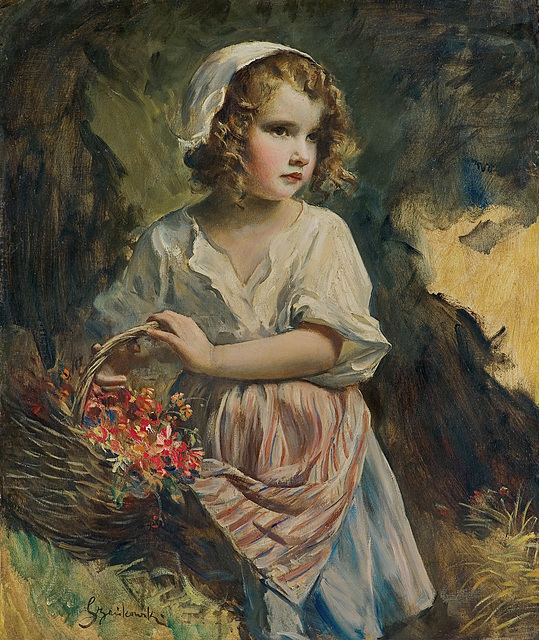 PORTRET CÓRKI HELENY, ok. 1916