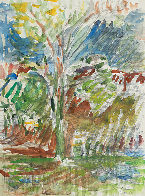 PEJZAŻ ZE SKOKÓW, 1954
