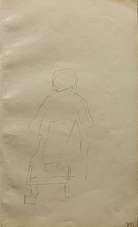Szkic Postaci Ukazanej Tyłem (1872 r.)