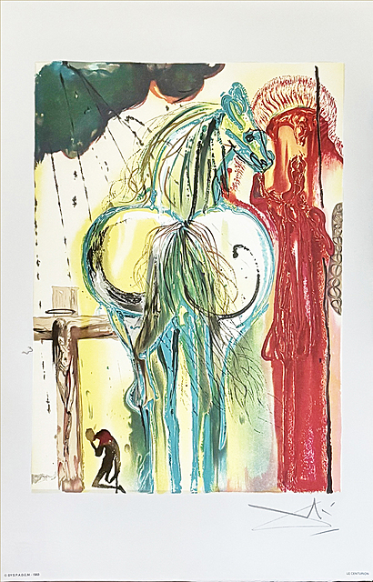 Le Centurion z teki: Les Chevaux de Dali (Dalinian Horses), 1983
