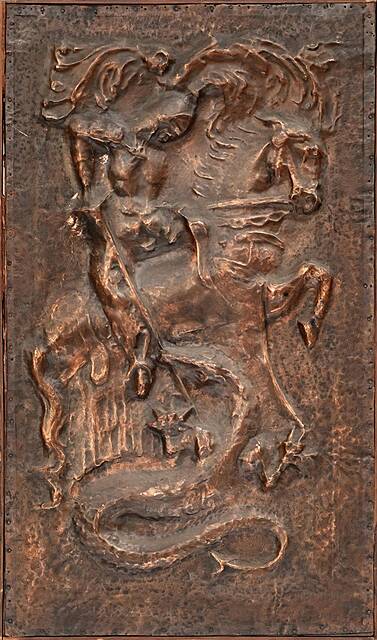 Święty Jerzy walczący ze smokiem (relief)