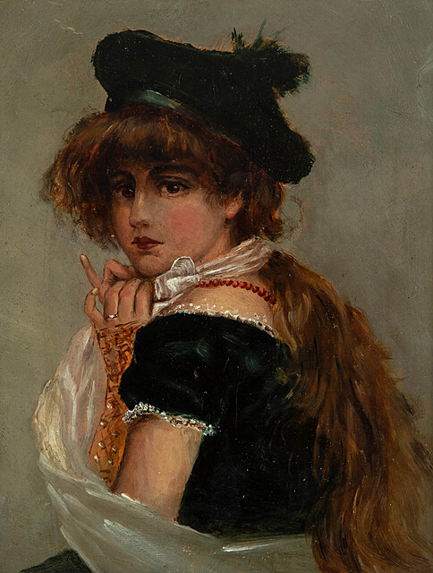 Portret młodej dziewczyny