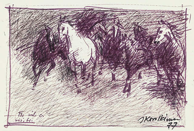 Pędzące konie, 1977 r.