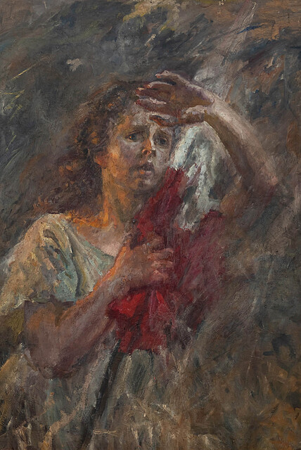 Obraz dwustronny: Marsz polski / Akt, 1935 r.