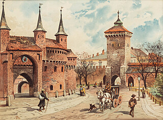 Rondel Bramy Floryańskiej, 1886 r.