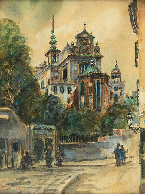 Widok na kościół Św. Anny