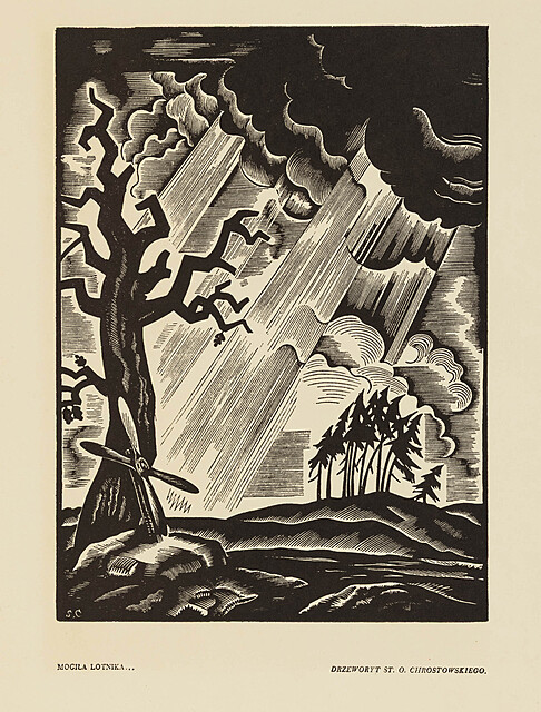 Mogiła Lotnika, 1933 r.