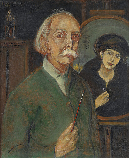 "Autoportret z portretem żony" (1964)