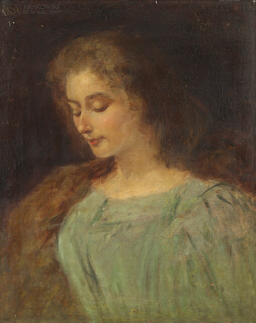 "Portret długowłosej"
