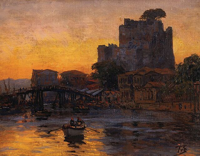 TWIERDZA ANADOLU HISARI NAD BOSFOREM, 1907