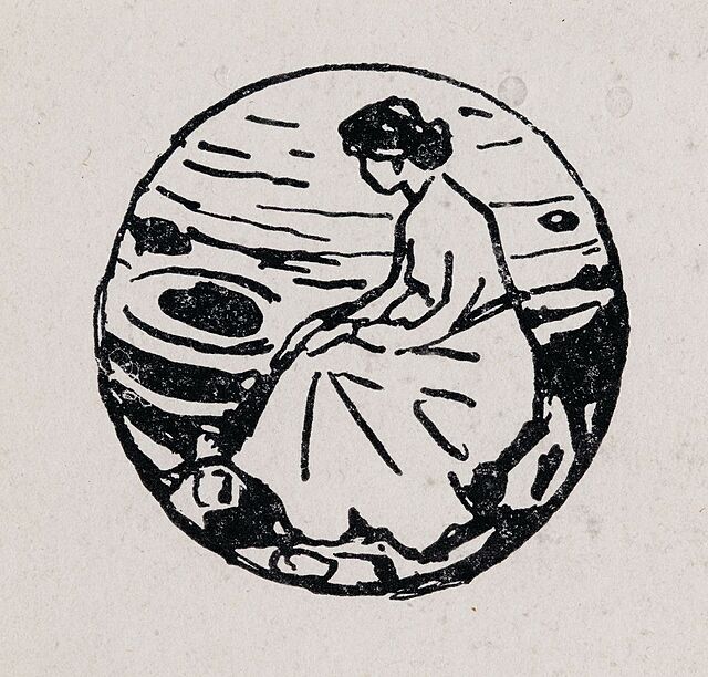 SIEDZĄCA KOBIETA, 1906