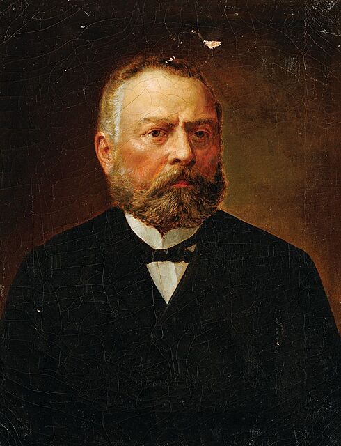 PORTRET MĘSKI, k. XIX w.