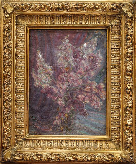RÓŻOWE GLADIOLE, ok. 1930