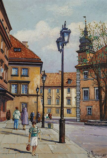 PLAC ZAMKOWY W WARSZAWIE, 1987