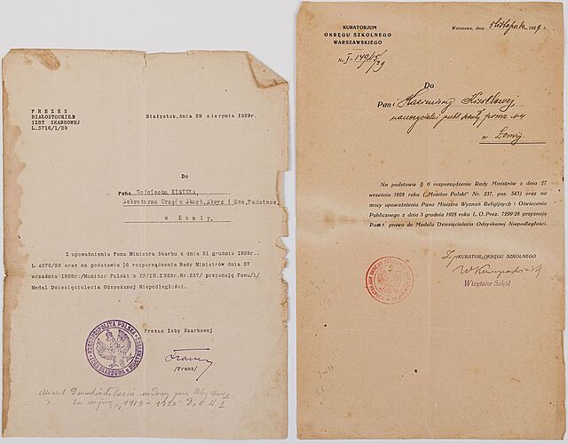 DWA NADANIA MEDALU DZIESIĘCIOLECIA ODZYSKANEJ NIEPODLEGŁOŚCI, 1929