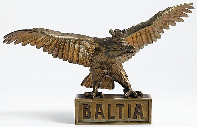 GŁOWICA DRZEWCA SZTANDARU POLSKIEJ KORPORACJI AKADEMICKIEJ BALTIA, 1924