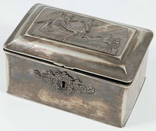 CUKIERNICA Z ŁODZIĄ CHARONA, Polska, Warszawa, Gustaw Henniger, ok. 1850
