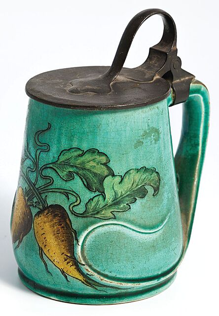 KUFEL DO PIWA „RZODKIEW”, Niemcy, Mettlach, Villeroi & Boch, Richard Rimenschmidt, 1900
