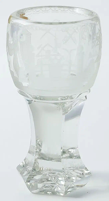 KIELICH MASOŃSKI, Śląsk, Szklarska Poręba, Josephinenhütte, XIX w.