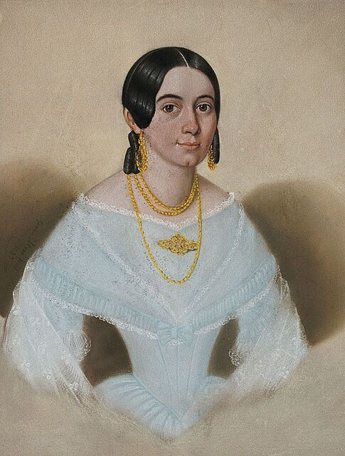 PORTRET DAMY, 1843
