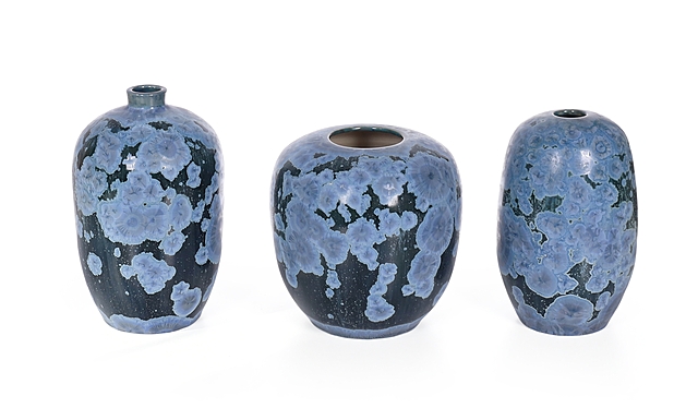 Zestaw trzech form ceramicznych