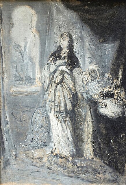 Recha, 1877Scena z „Natana Mędrca”, dramatu Gottholda Ephraima Lessinga
