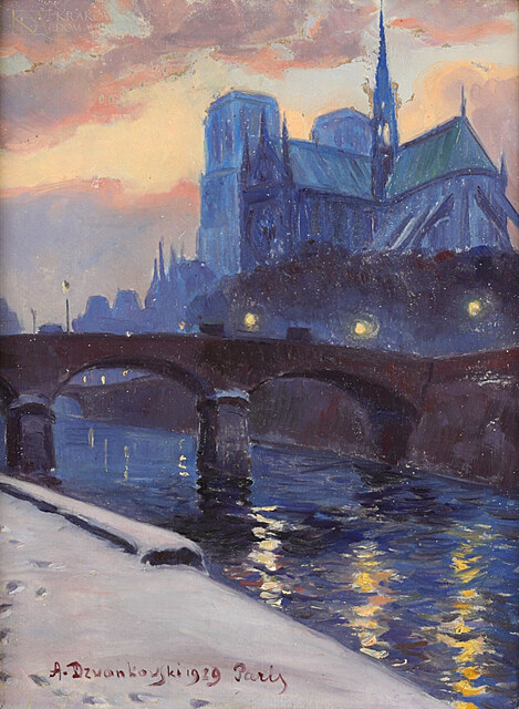 Katedra Notre Dame w Paryżu, 1929