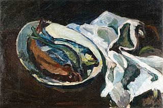 Martwa natura z rybami, ok. 1940