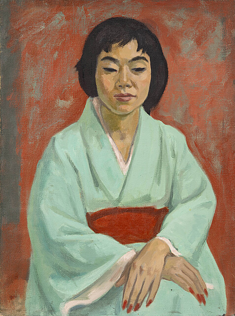 Japonka w kimonie