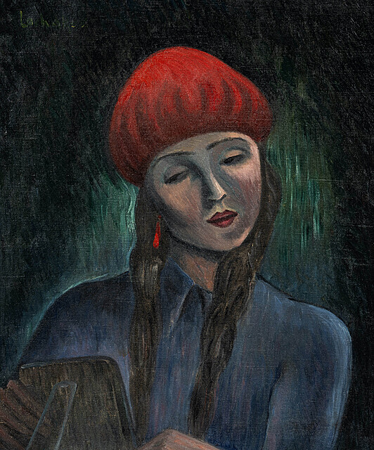Młoda kobieta przed lustrem, 1927