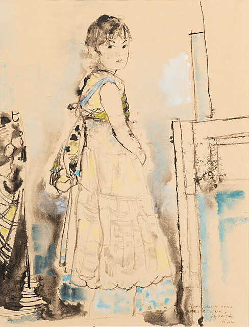 Portret córki artysty, 1961