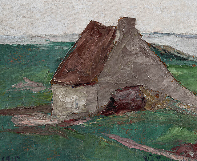 Dom w Bretanii, Morbihan, 1915