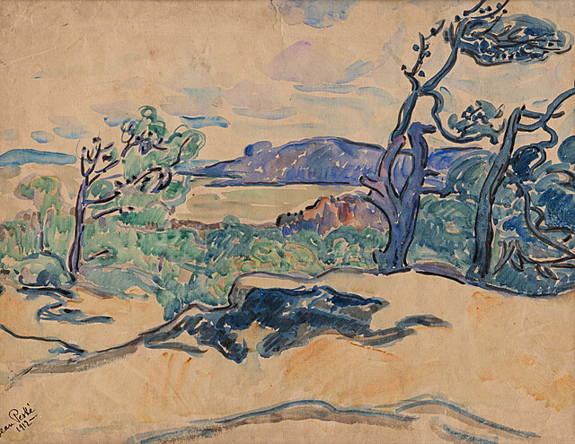 Wybrzeże w okolicach Le Lavandou, 1912