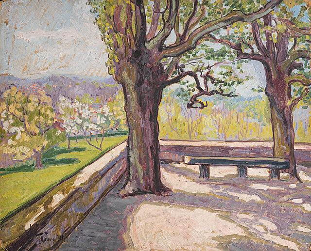 Widok z parku w Melun, 1911